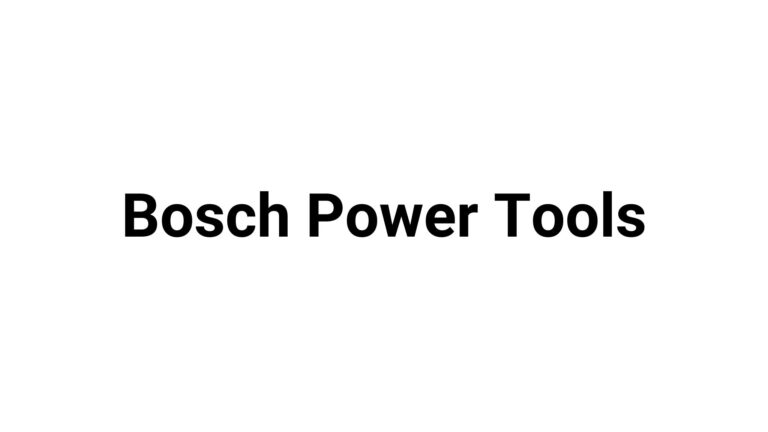 Bosch Power Tools | IoT Use Case